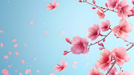 Fototapeta premium pink cherry blossoms