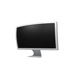 Computer screen 3d illustration, Computer monitor 3d icon