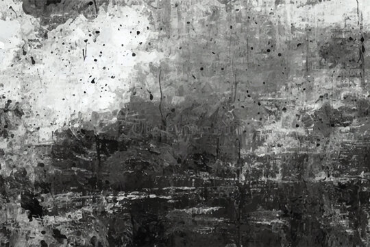 Metal texture with scratches and cracks. Image includes a effect the black and white tones. Grunge background. Grunge Texture.