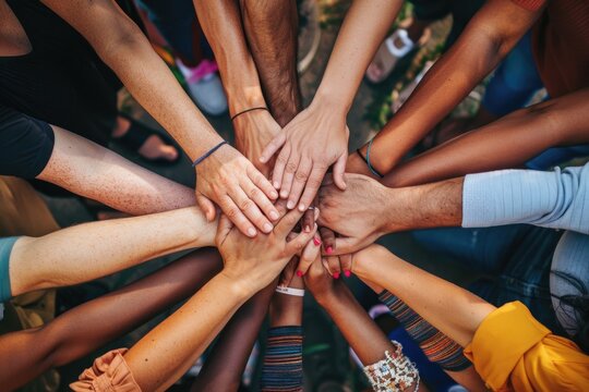 A diverse group of people from different cultures and backgrounds