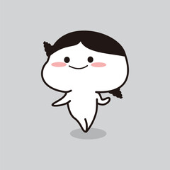 Fototapeta premium Cute tooth cartoon character design, Vector illustration eps 10. resources graphic element design. Vector illustration with a cute and adorable children's theme