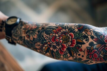 Japanese-Style Tattooed Male