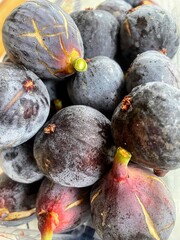 Freshly harvested figs