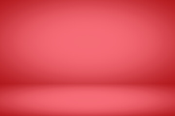 Obraz premium Luscious Red Luxury Gradient Background with Spotlight, Suitable for Product Presentation Backdrop, Display, and Mock up.