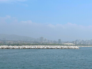 View of the European part of Istanbul across the Bosphorus