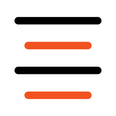 Obraz premium align center line icon