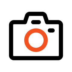 camera line icon