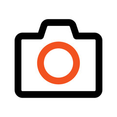 camera line icon