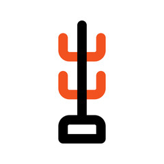 coat rack line icon