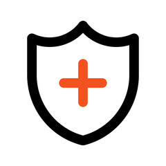 health insurance line icon