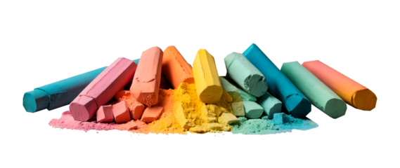 colored crayons for drawing