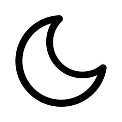 night mode line icon