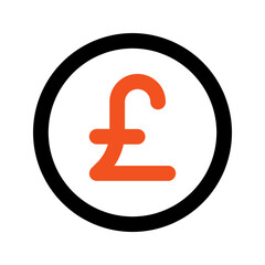 pound line icon