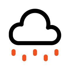 rain line icon