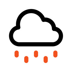 rain line icon