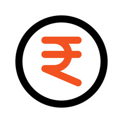 rupee line icon