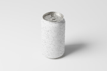330ml Soda or Beer Can Mockups with Water Drops