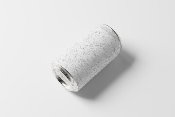 330ml Soda or Beer Can Mockups with Water Drops