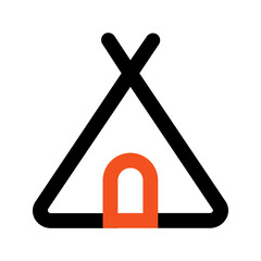 tent line icon