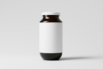 1L or 1.5L Large Jar Mockup