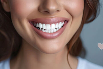 Fototapeta premium woman teeth before and after whitening. Dental clinic patient. Image symbolizes oral care dentistry, stomatology. dental transformation. Collage with photos of woman before and after teeth whitening, 