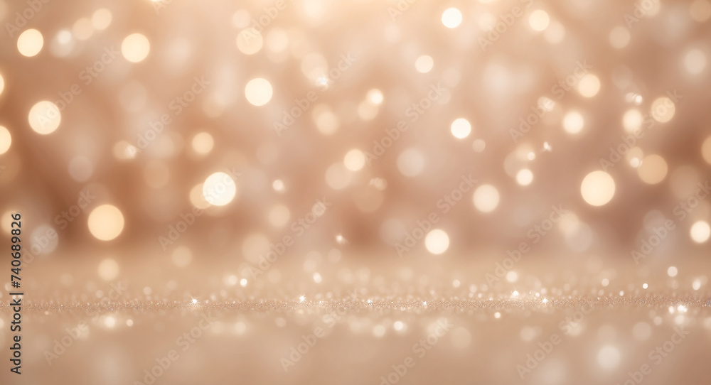 Poster abstract background with bokeh