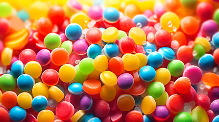 Fototapeta na wymiar Colorful candy background