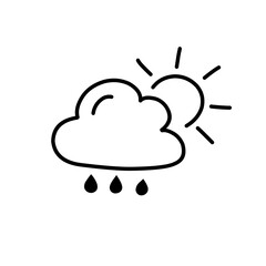 hand drawn weather