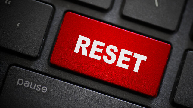 Reset text button on keyboard