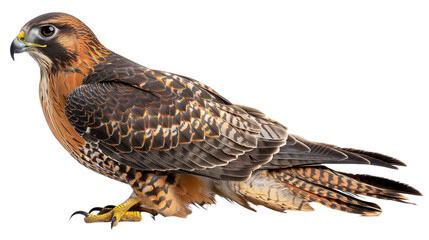 Naklejka premium Falcon on the transparent background PNG