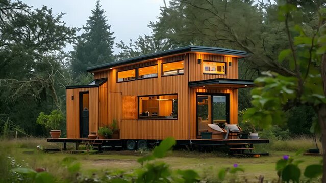 With the ability to pack up and go at a moments notice this nomadic tiny house is the ideal choice for adventurous souls.