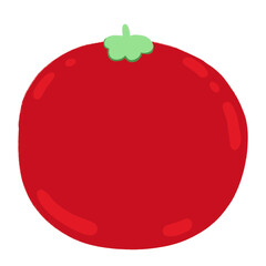 Tomato Cartoon illustration Tomato Cartoon Isolated Red Fruit Red Vegetable Tomato Hand Drawn