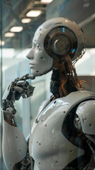 Fototapeta premium Understanding the basics of Artificial Intelligence and its ethical implications in decision making processes