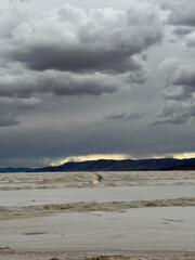 Lithium brine evaporation ponds in the altiplano in Jujuy Province, Argentina