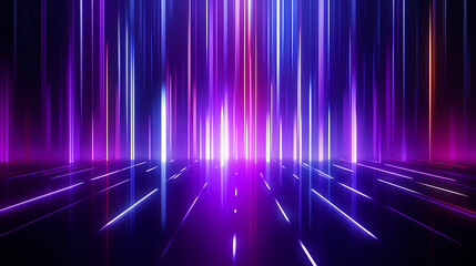 The stage background is illuminated by the light of a spotlight