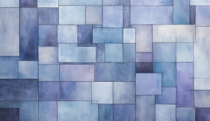 squares of light gray is an abstract gray and blue design