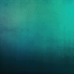 Fototapeta na wymiar Teal retro gradient background with grain texture