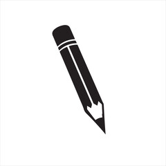 Pencil Icon Vector Illustration Isolated On white background