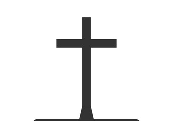 Icono negro de cruces de semana santa.