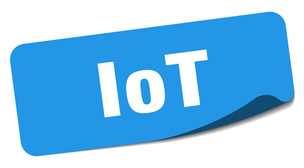 iot sticker. iot label