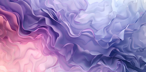 Obraz premium Background of abstract fluid purple waves creating a sense of motion
