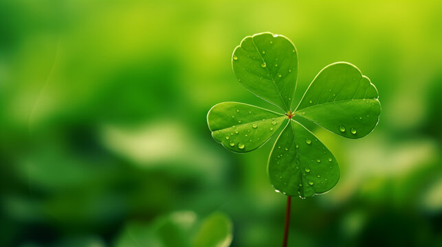 Beautiful four leaf clover plant pictures
