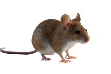 mouse  isolated on transparent background - Generative AI