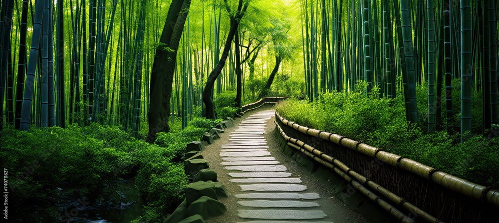 Wall mural Bamboo forest