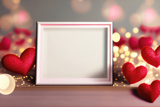 valentines background with heart