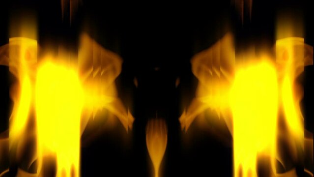 Abstract Flame Lighter Glow Motion Background