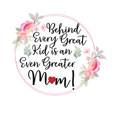 Mothers day illustration, happy mothers day floral illustration