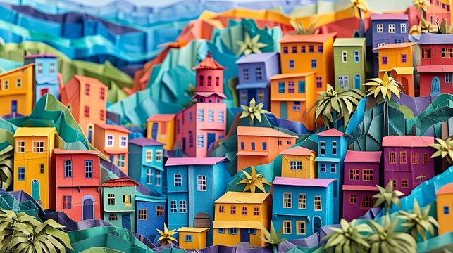 Origami Valparaíso: Colorful Houses & Artistic Vibe

