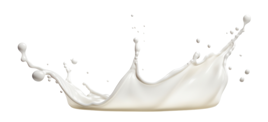 Splash of milk or cream, cut out