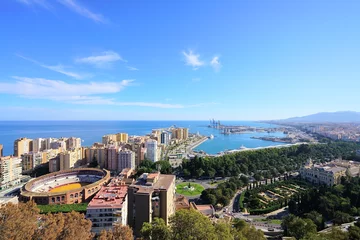 Foto op Canvas view of the city Malaga © Que sera sera